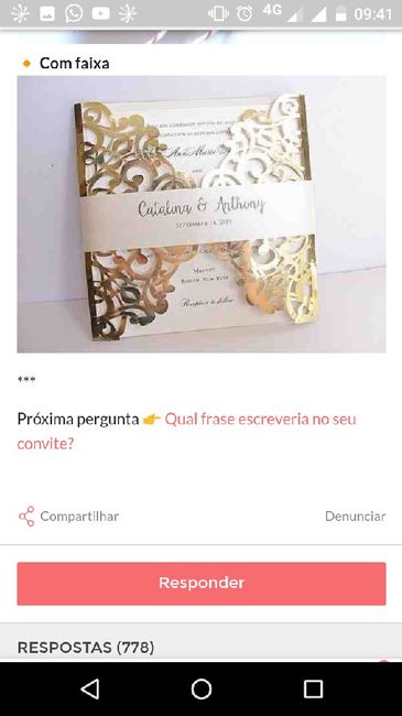 Como quer entregar o convite aos convidados? - 5