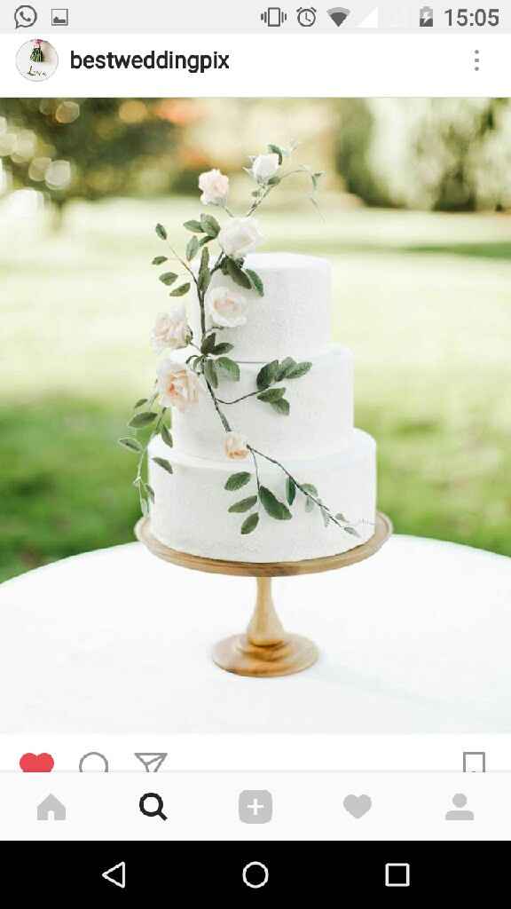 Meu bolo de casamento será______. - 1