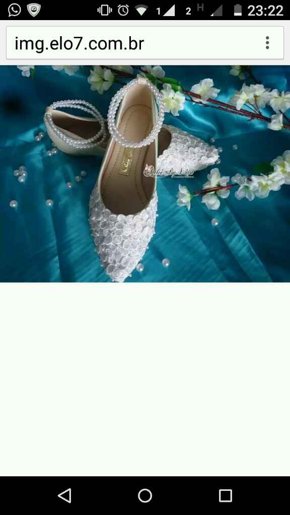 Sapato para noivas altas!!! #vemver - 1