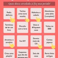 Bingo da quarentena: quem se atreve? #NoivasEmCasa - 1