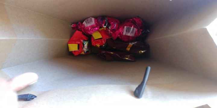 O recheio das sacolas! 