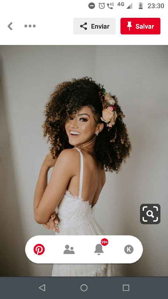 Cabelo curto e cacheado. - 1