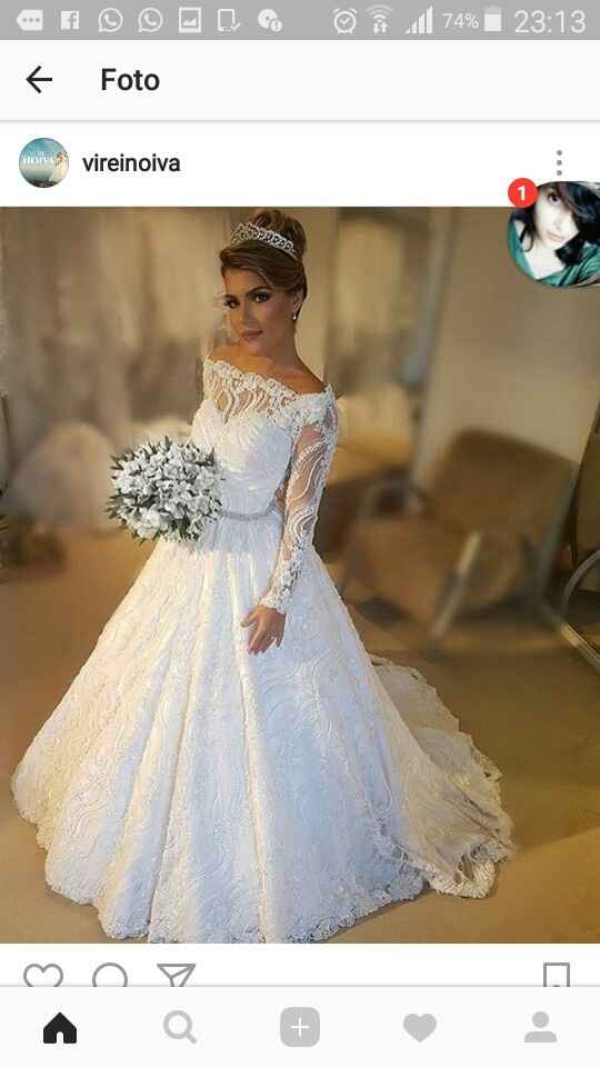 Vestido para noivas baixinhas - 1