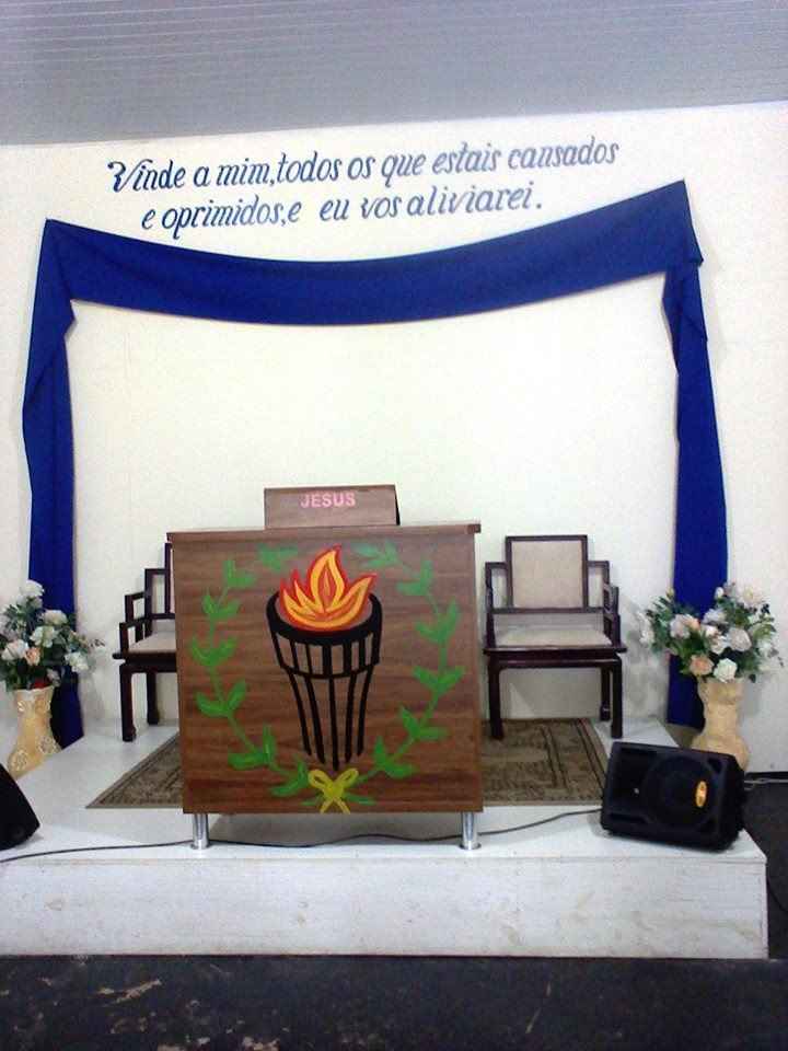 Como é o palco