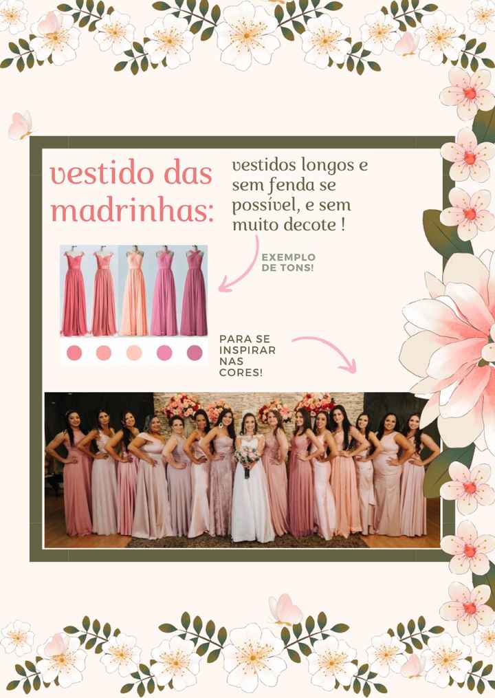 Madrinhas iguais ou diferentes - 1