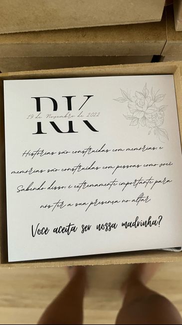 Caixa dos padrinhos - 2
