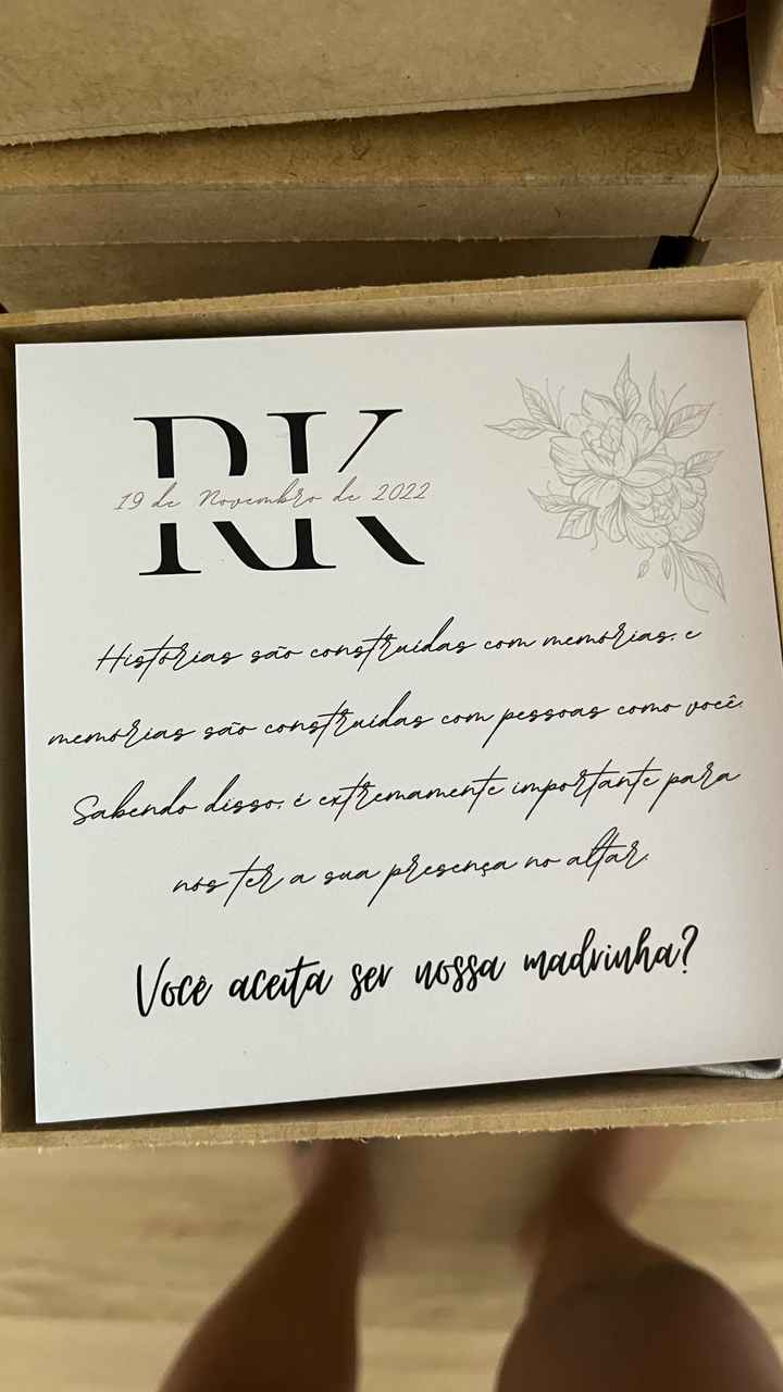 Caixa dos padrinhos - 2