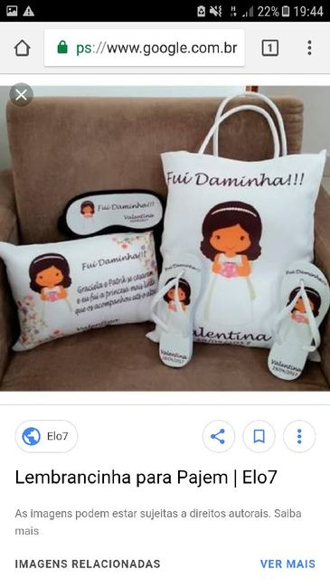 Lembrancinhas Pajem e Daminhas - 2