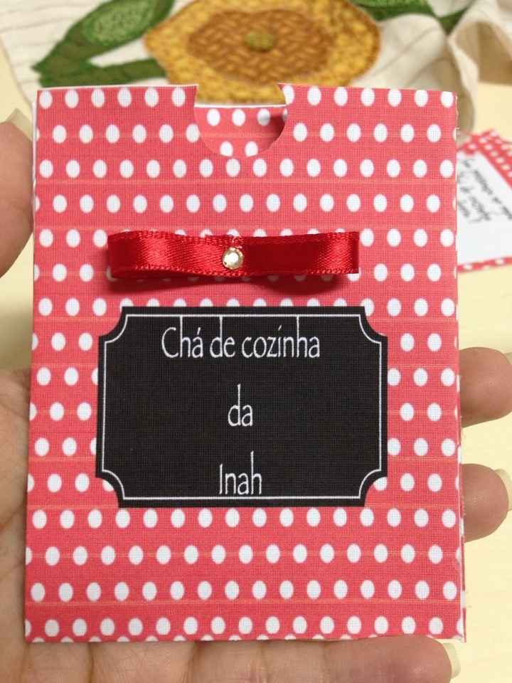 Diy - preparativos do chá de cozinha ... - 1