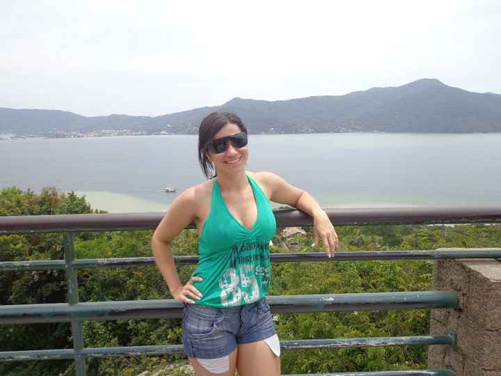 Vista no ponto de artesanato!