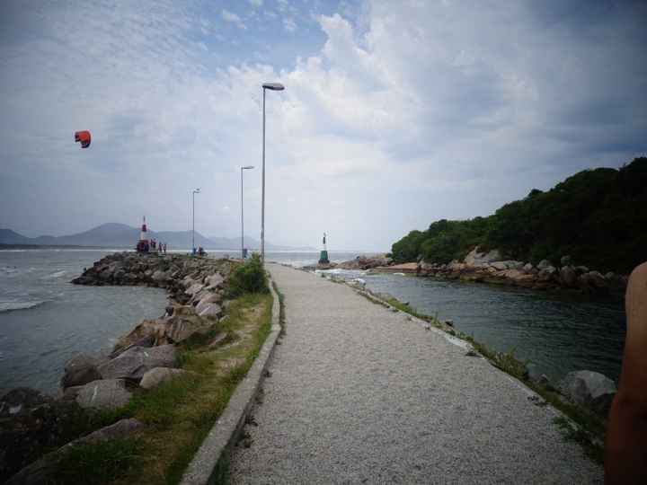 Praia do Farol!