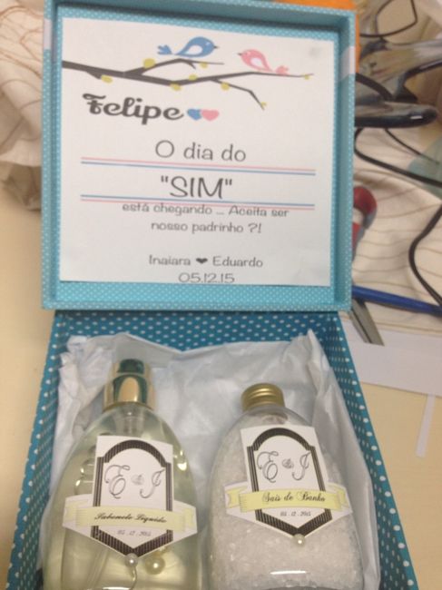 Convites dos padrinhos diy - vem ver ! - 2