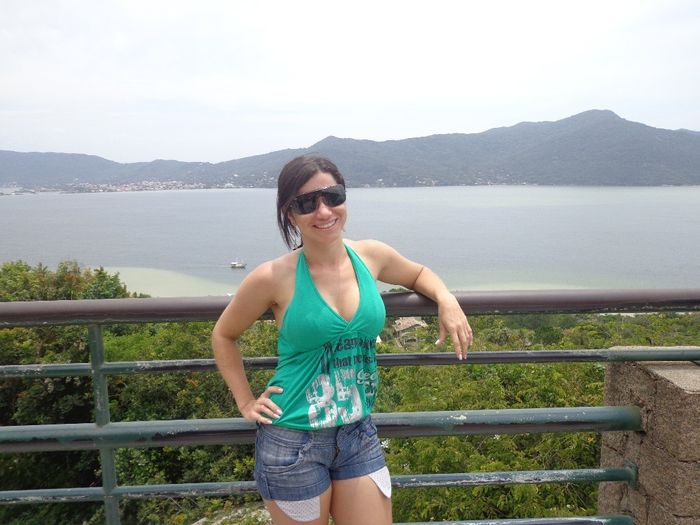 Vista no ponto de artesanato!