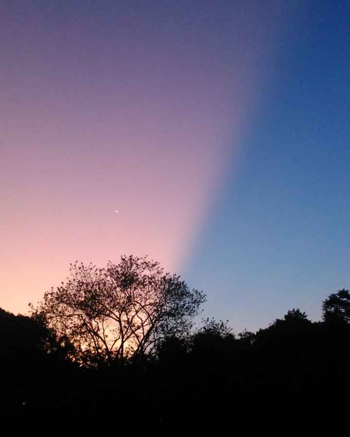 Pôr do Sol na cidade do nosso casamento!