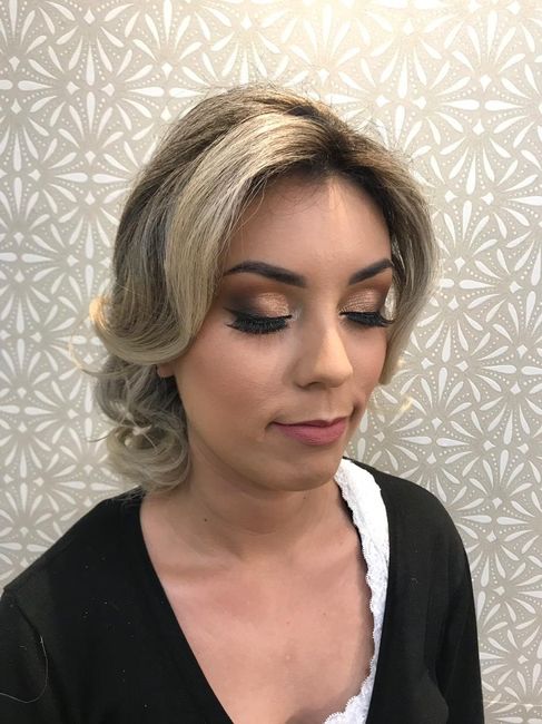 penteado e make