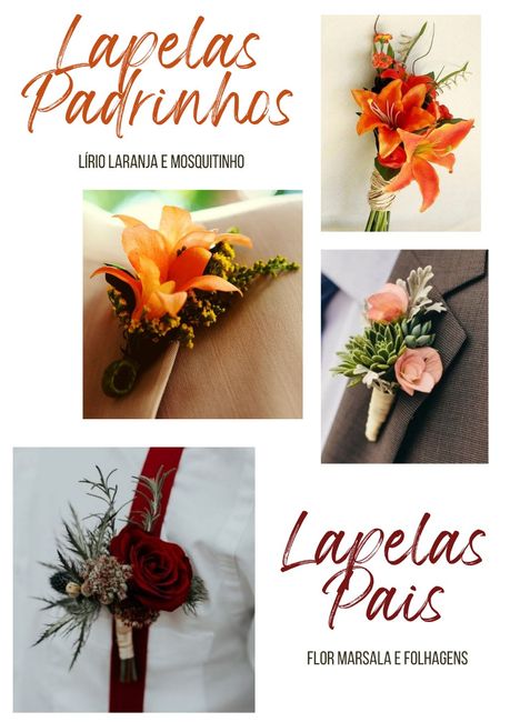 Inspiração Buquê e Lapelas - 3