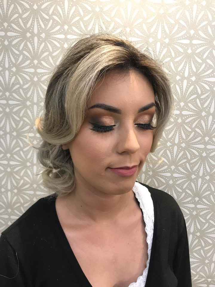 penteado e make