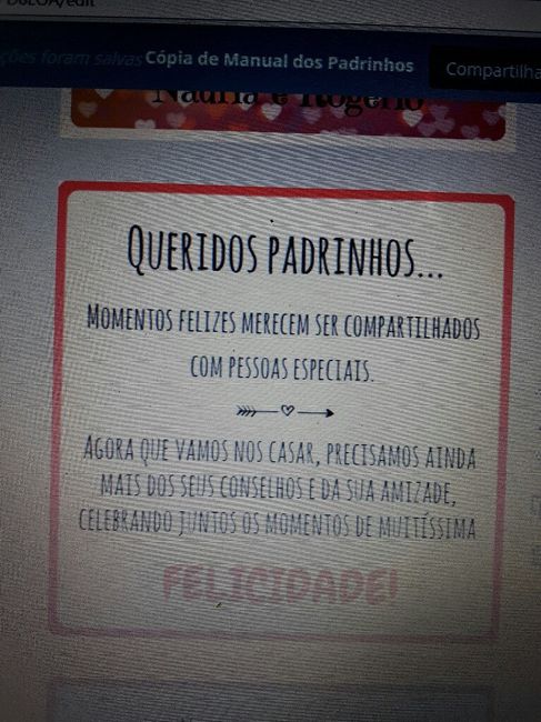 Ser noiva é.. virar a madrugada no Canva!! - 2