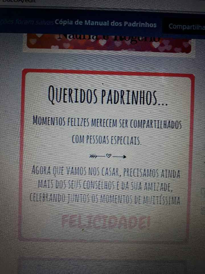 Ser noiva é.. virar a madrugada no Canva!! - 2