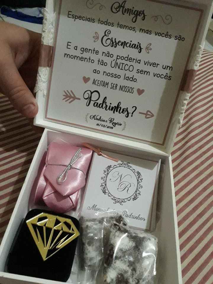 Meu convite para os padrinhos 💕 - 1