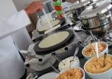 Crepe tem doce e salgado