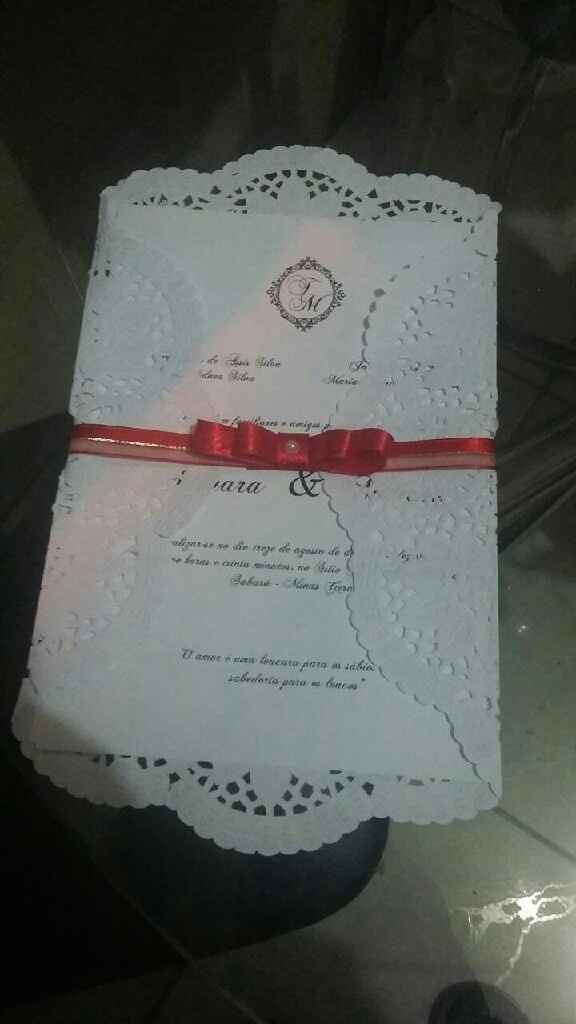 Meu convite de casamento - 1