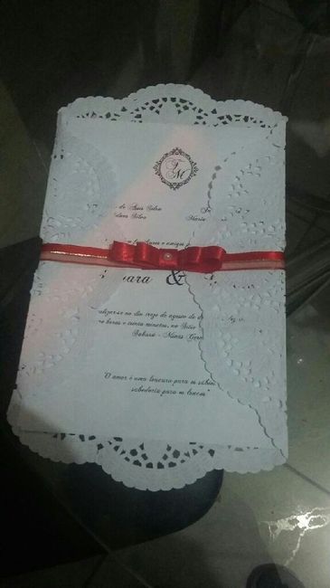 Meu convite de casamento - 1