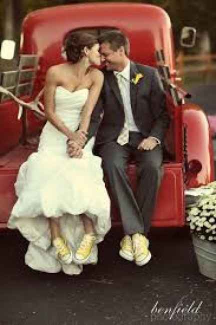 Sapatos coloridos no casamento? pode? - 1