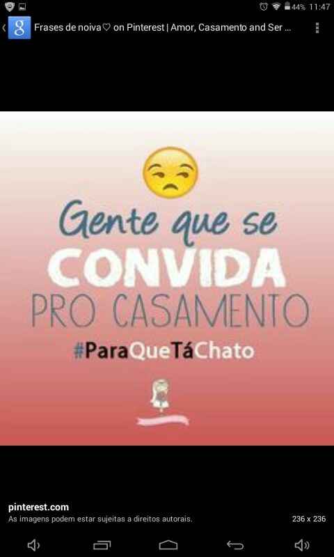 Pessoas que se auto convidam para seu casamento! - 1