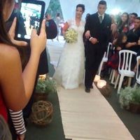 A noiva entrando!!!!