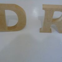 Letras em MDF para decoração