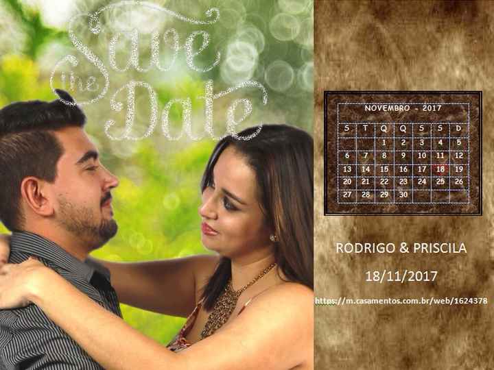 Quando enttegar o save the date? - 1
