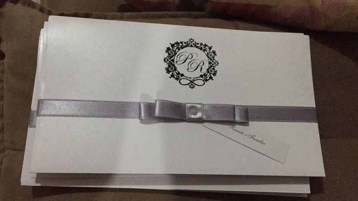 Nosso convite de casamento #vemver - 2