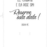 #VemVer Save The Date Simples Editável 