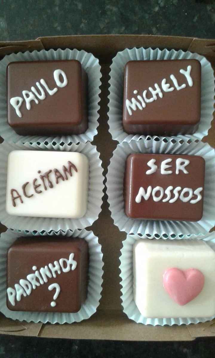 caixinha com bombons