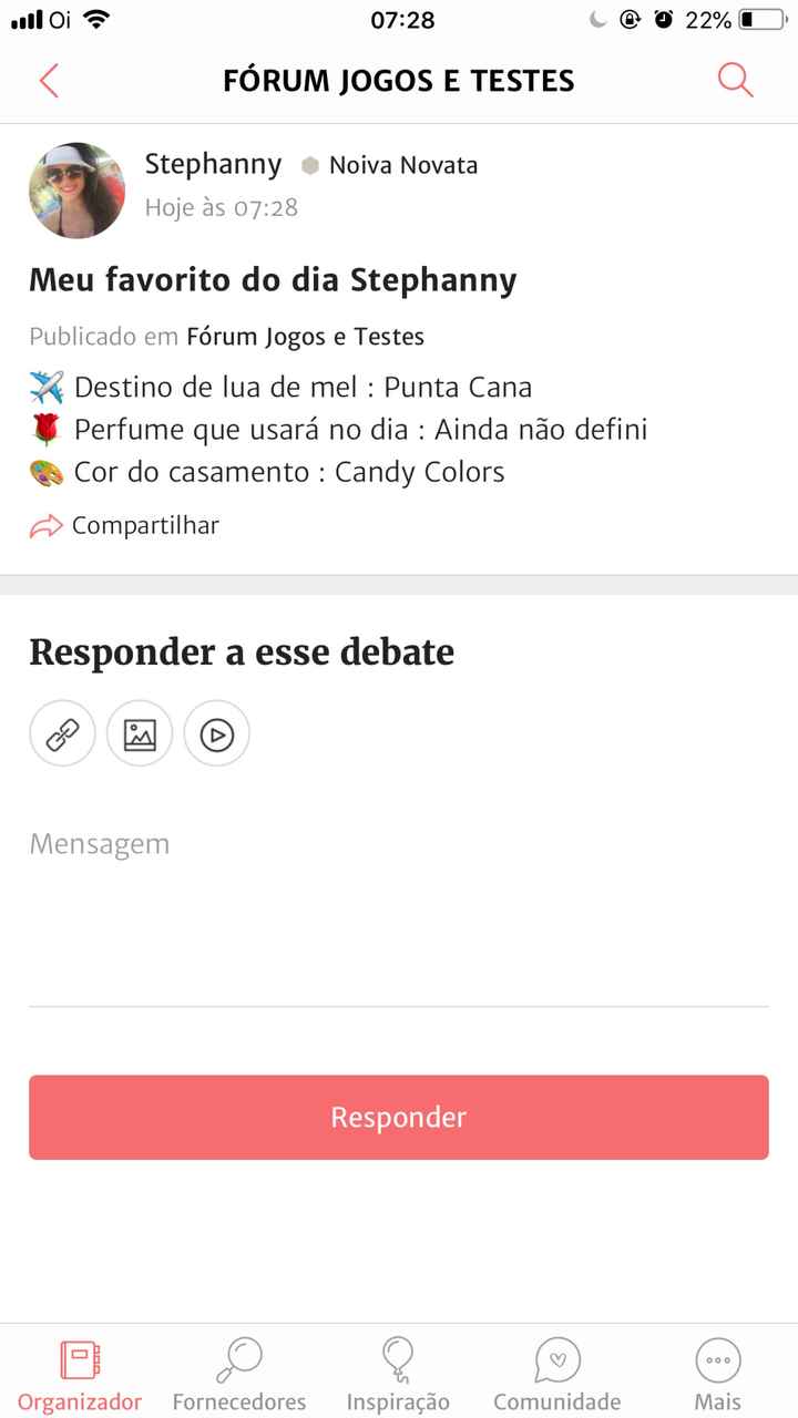 ÚLTIMO PASSO: Compartilhe seus favoritos de casamento! - 1