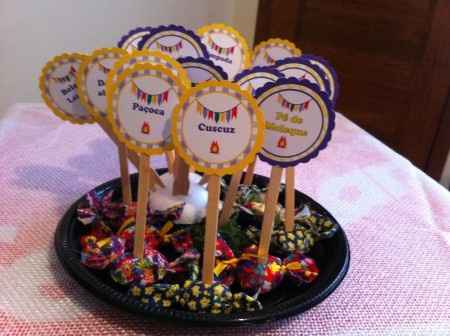 Plaquinhas de comidas