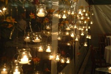 Cortina de velas
