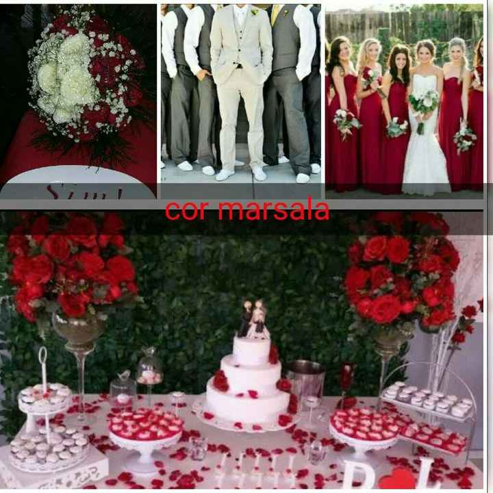 Procura-se!!! inspiração-cor marsala - 1