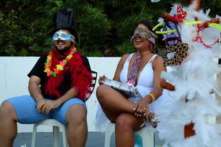 teve brincadeiras de advinhar presentes tb!!!
