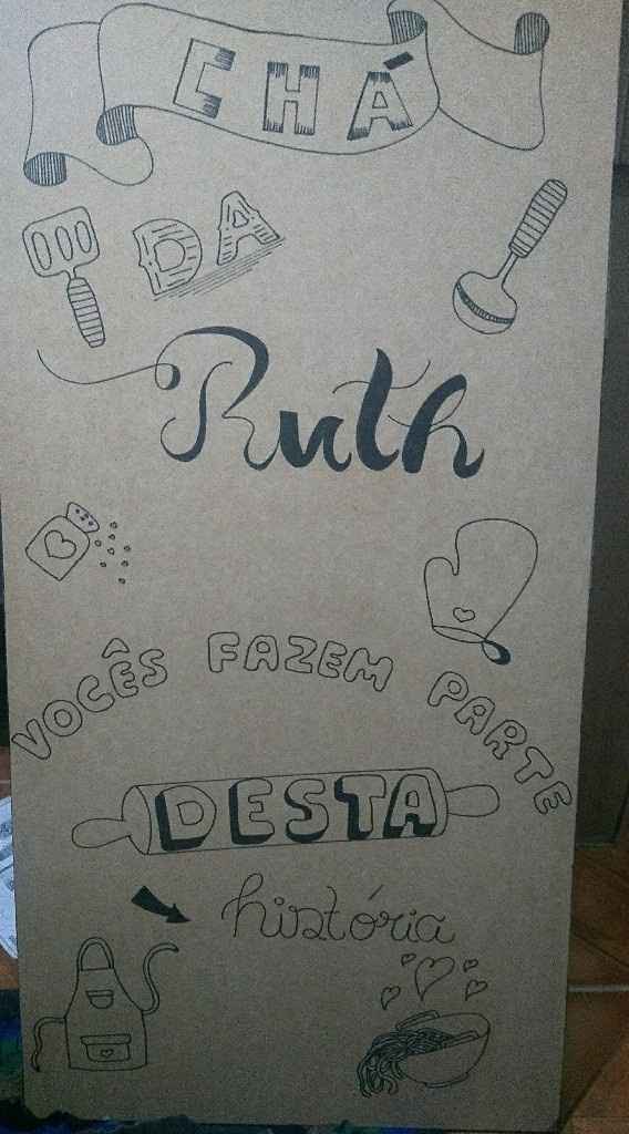 Plaquinha diy para o chá - 1