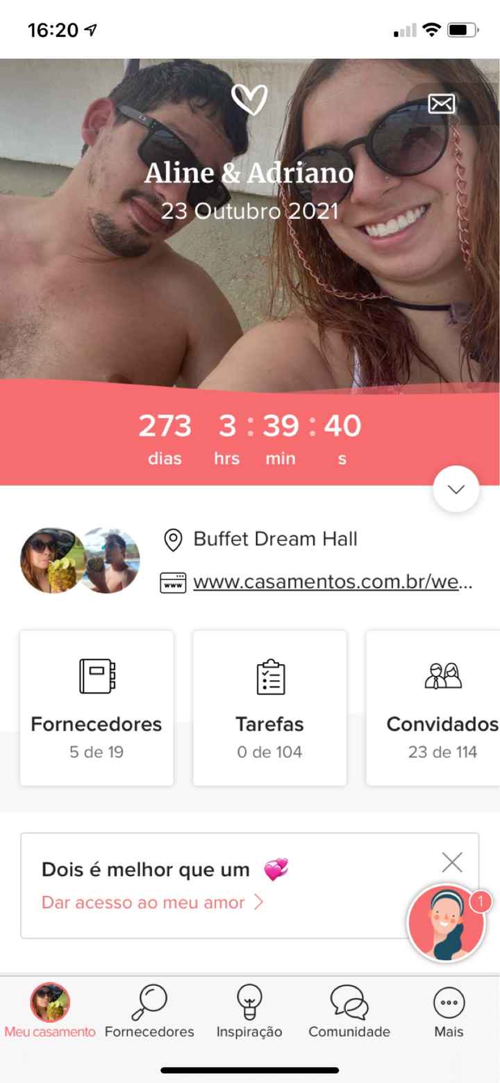 Quanto tempo falta para o grande dia de vocês????? - 1