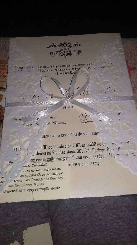  Convite com Doilie ? - 1