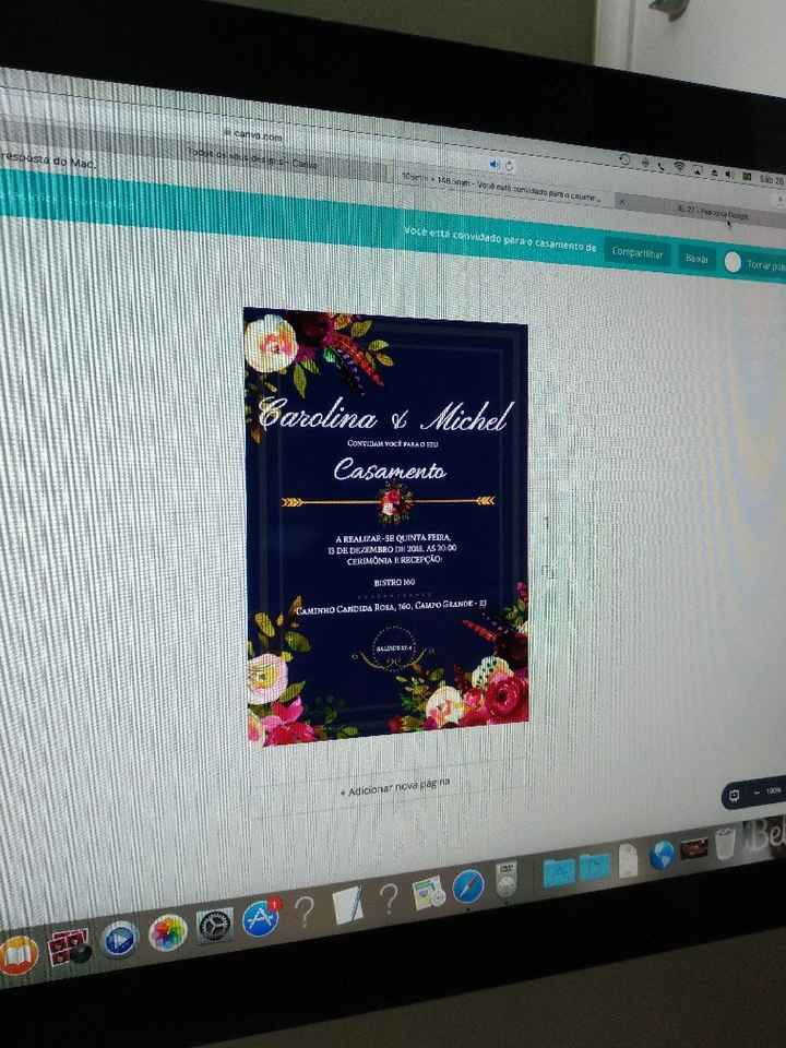 Convite de casamento no canva! - 1