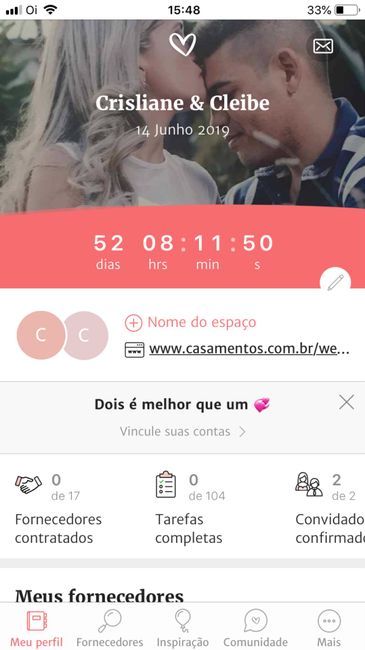 Lembranças de padrinhos e madrinhas - 1
