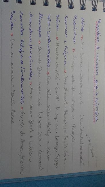 Sugestão de musicas - 1