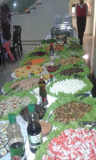 Mesa de saladas