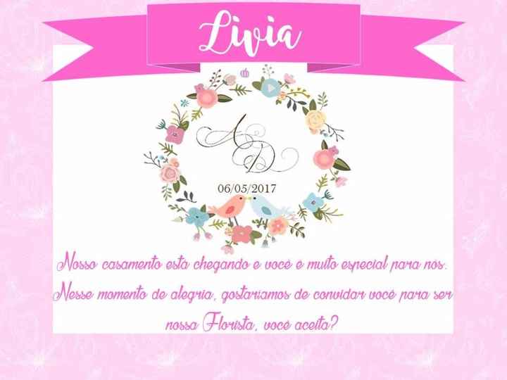 Convite Livia