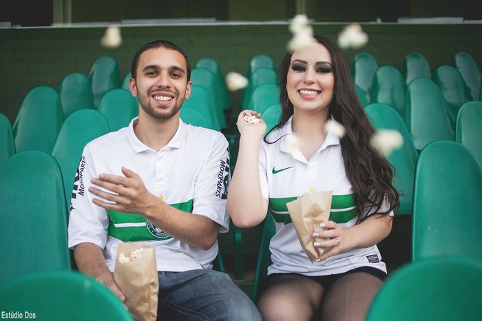 Ensaio pré-wedding no Estádio!! 1