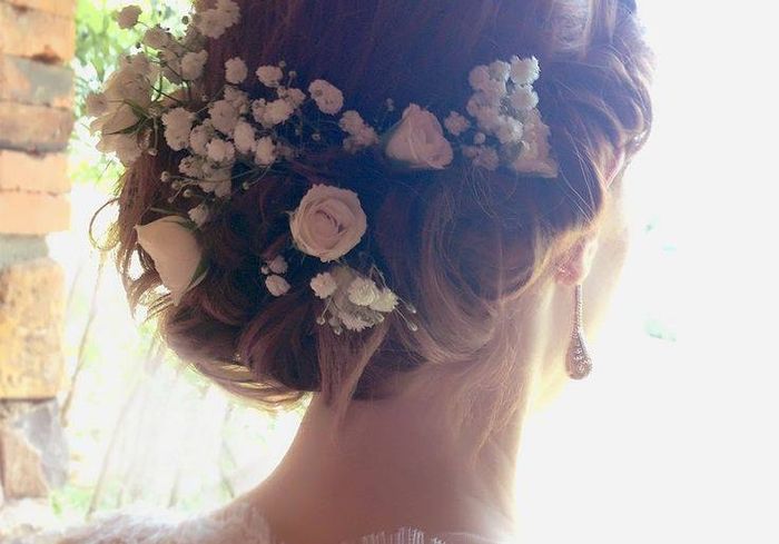 Coque e flores 